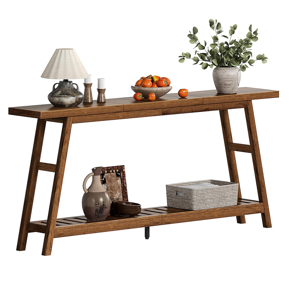 70.9 Inch 2-Tier Console Table U54519