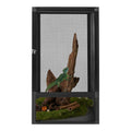 17.7x17.7x31.5 inch Aluminum Alloy Mesh Reptile Terrarium U71665