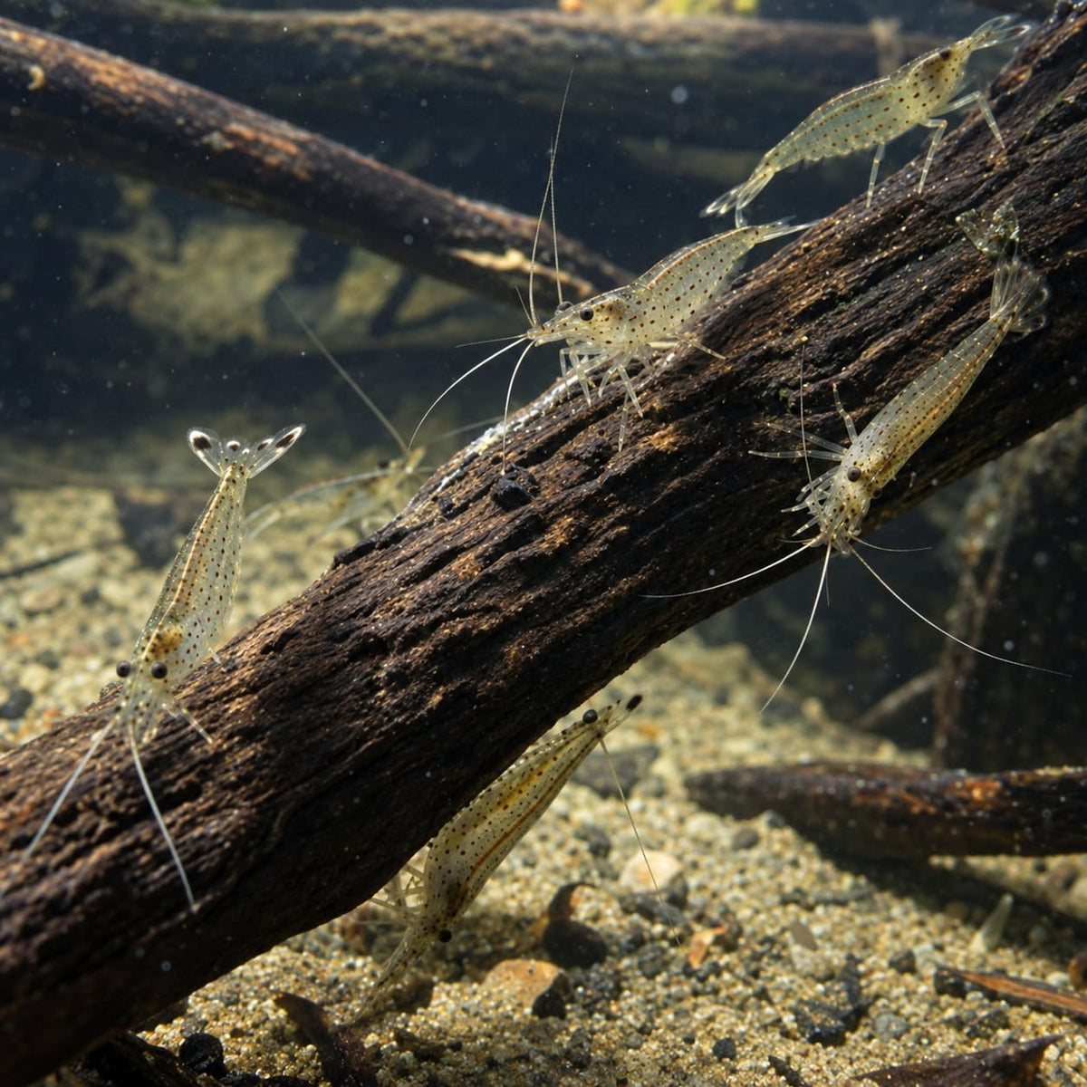 10 Freshwater Aquarium Shrimp Live O1140
