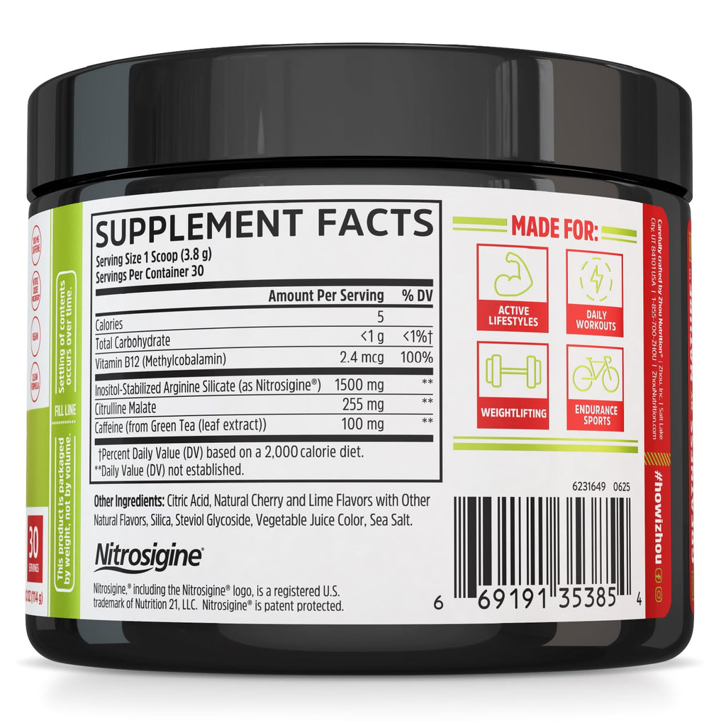 Cherry Limeade 16 oz Amino Acid Support J934