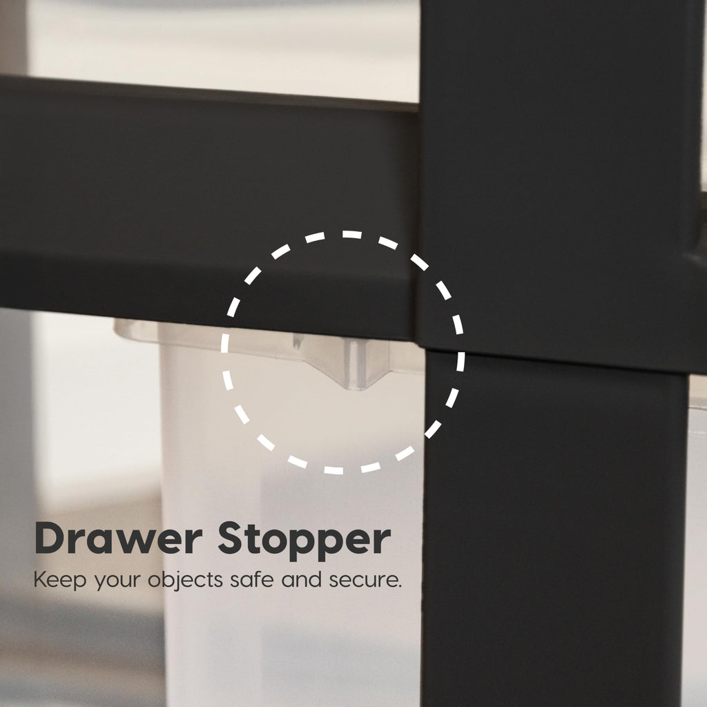 3 Drawer Rolling Storage Cart Q8577