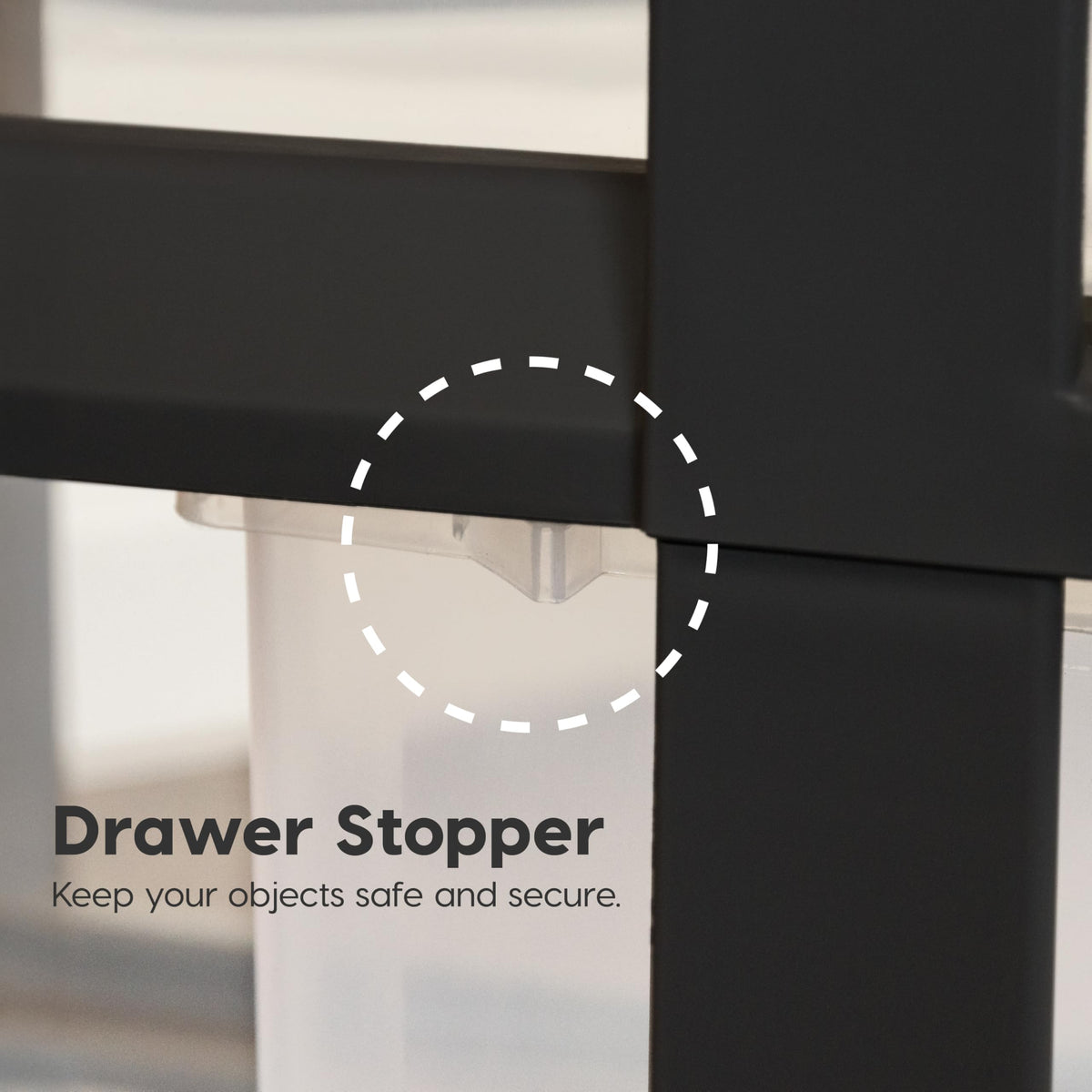 3 Drawer Rolling Storage Cart Q8577