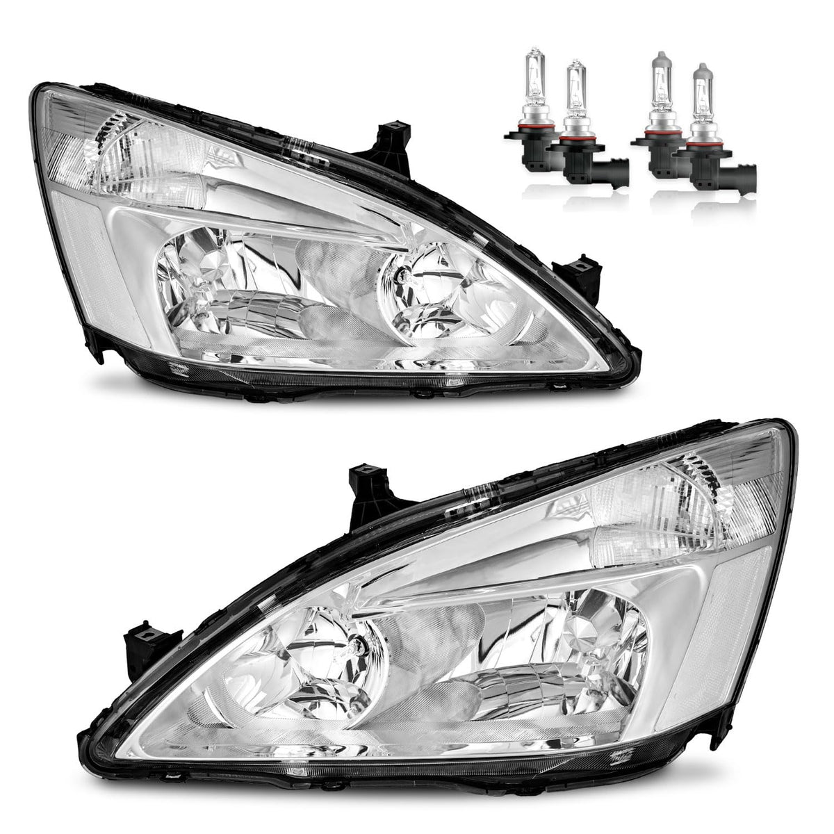 Headlights Assembly with Bulbs O1854