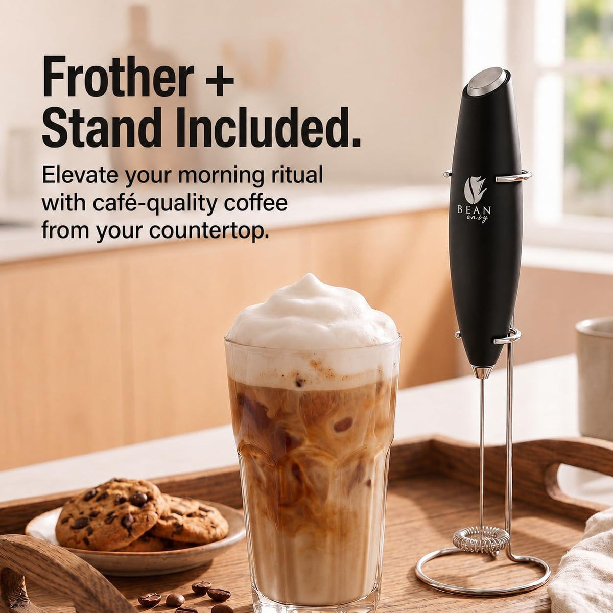 Black Handheld Milk Frother R31332