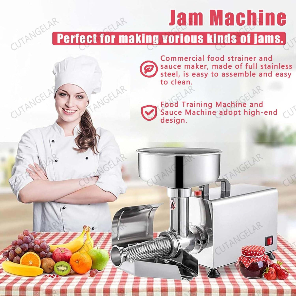 450W Stainless Steel Electric Sauce Maker G9279