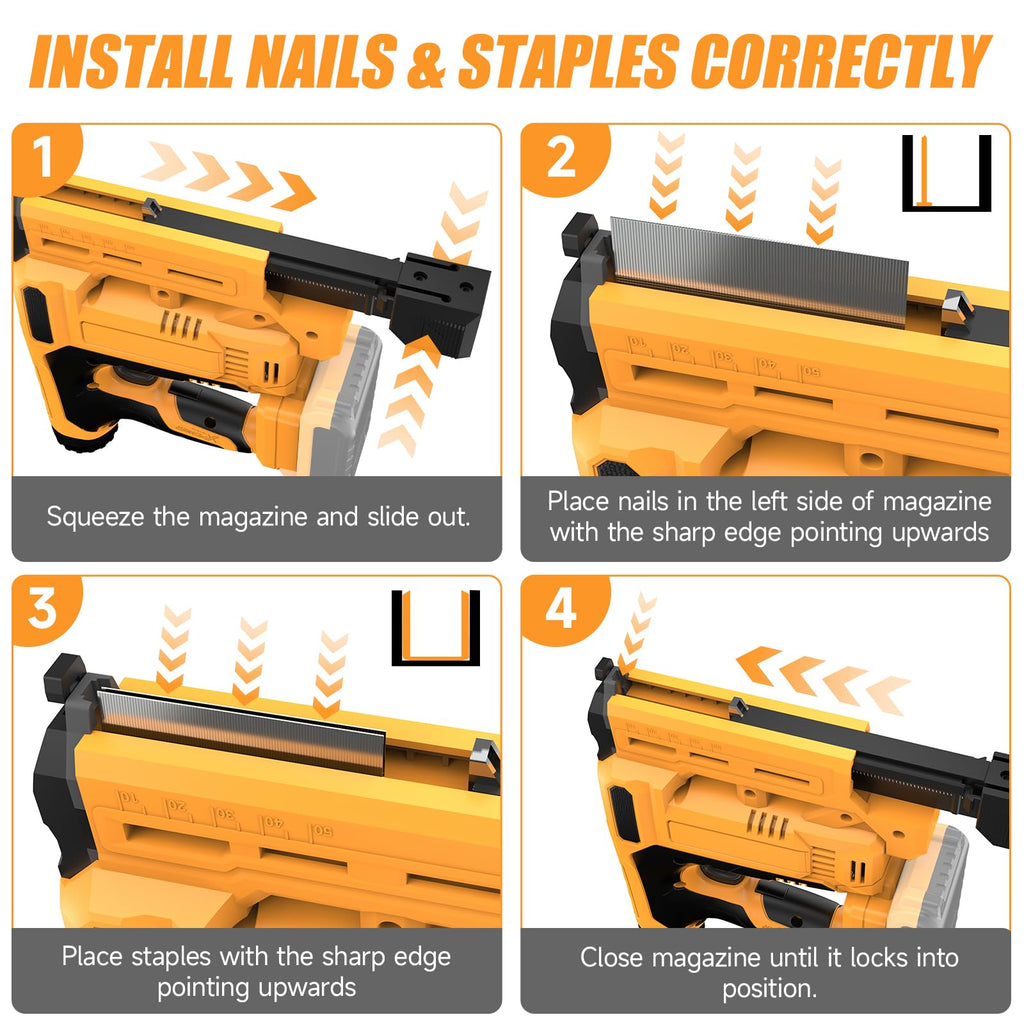 Cordless 2-in-1 18 Gauge Brad Nailer/Staple Gun V7960