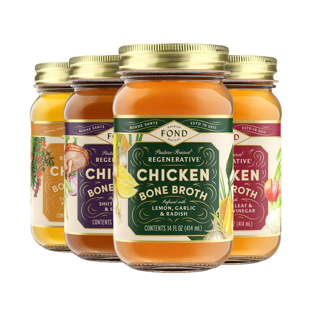 Chicken Bone Broth Variety Pack 4-Pack A939