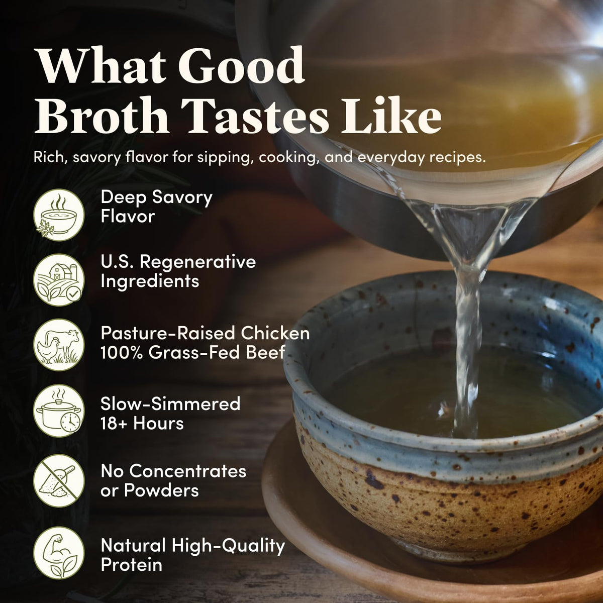 Chicken Bone Broth Variety Pack 4-Pack A939