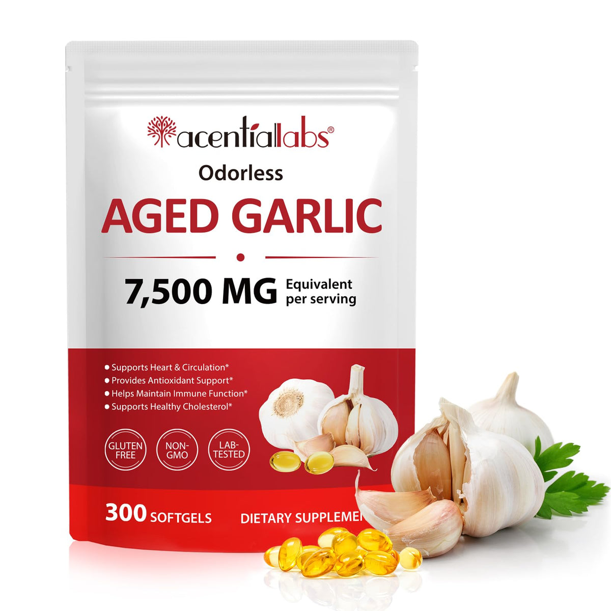 500mg Odorless Garlic Softgels B43138