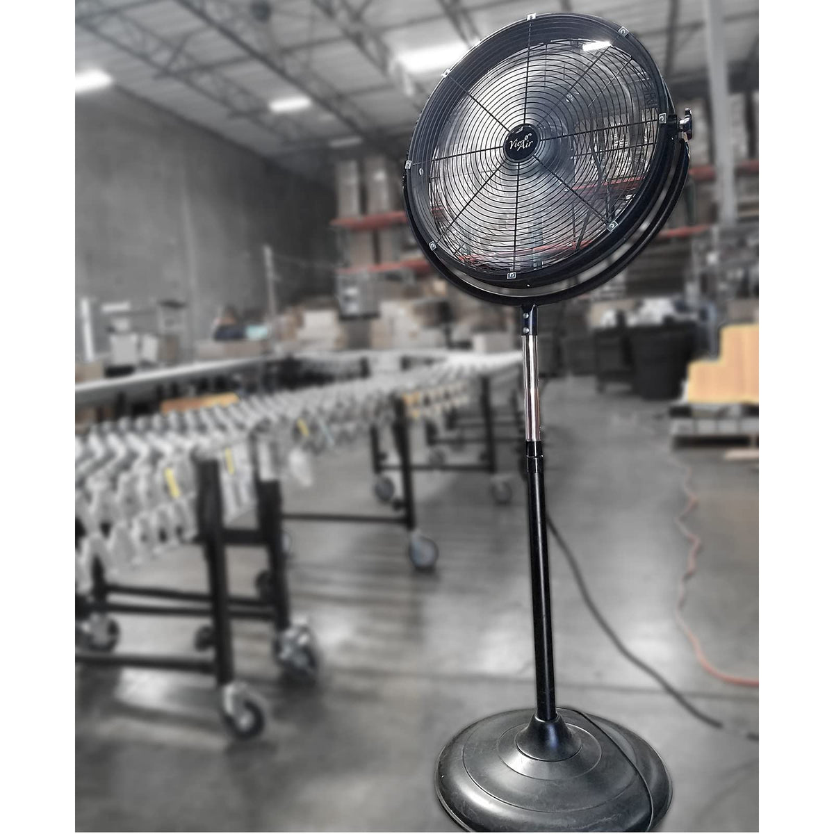 20" Industrial High Velocity Tilting Pedestal Drum Fan B8121