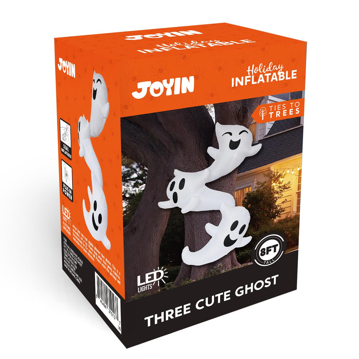 8ft Light Up Inflatable Ghosts R6758