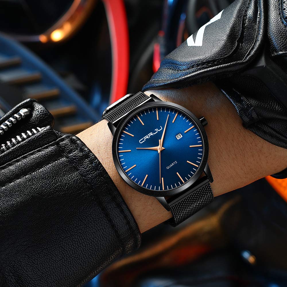 Minimalist Auto Date Quartz Waterproof Watch S148661
