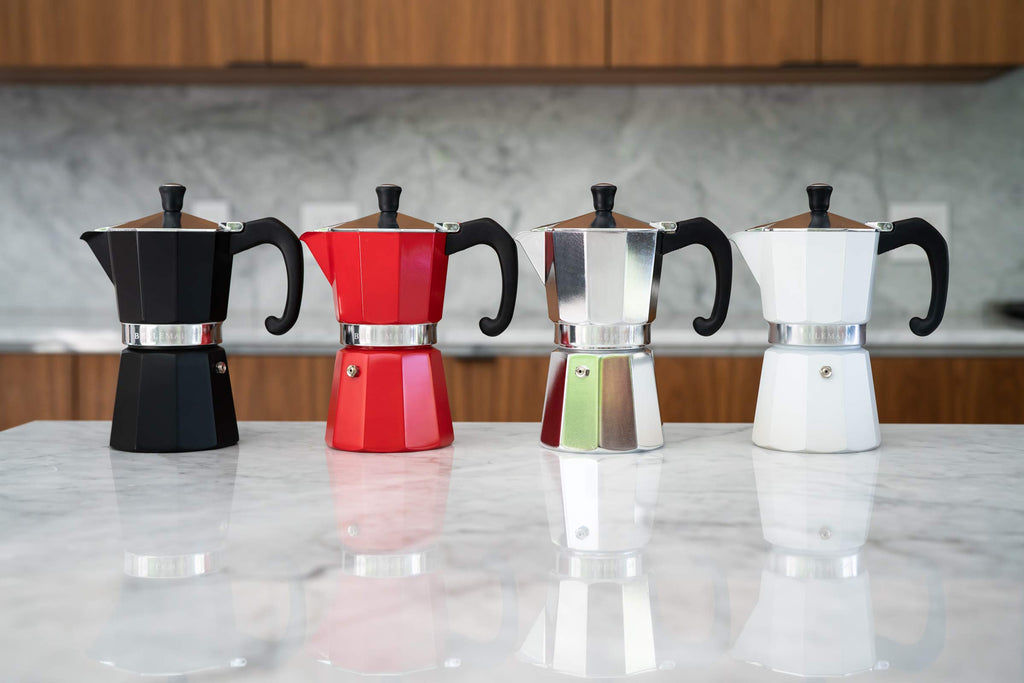 Stovetop Espresso Maker 6-Cup Silver K172533