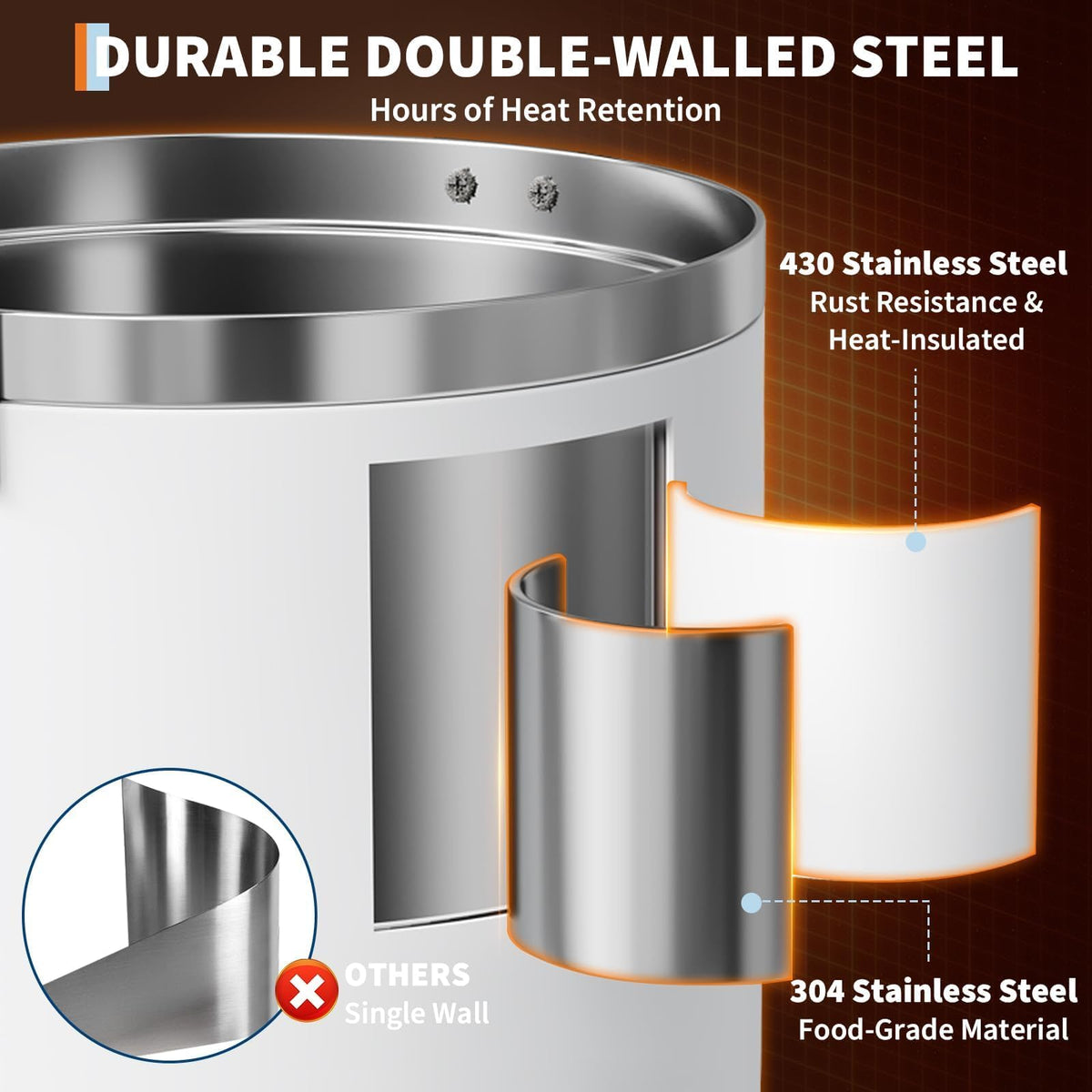 80-Cup Stainless Steel Commercial Coffee Urn U86222