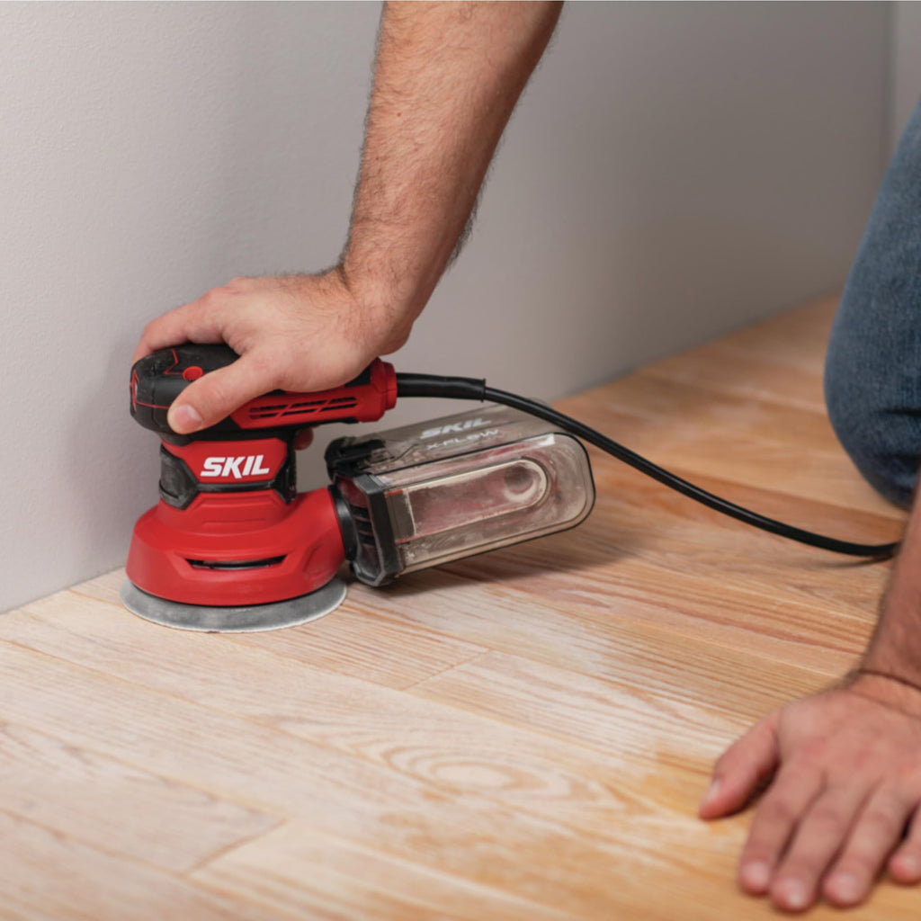 5” Random Orbital Sander with Cyclonic Dust Box & 3pc Sanding Sheet X57228