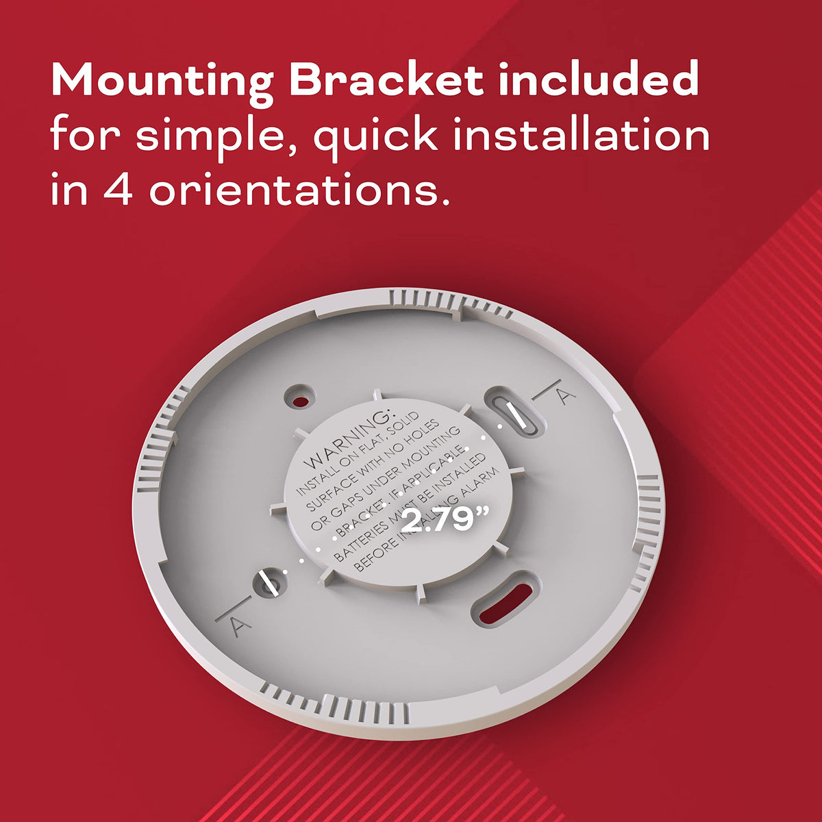 Smoke & Carbon Monoxide Detector, AA Battery Powered, 1 Pack V169513