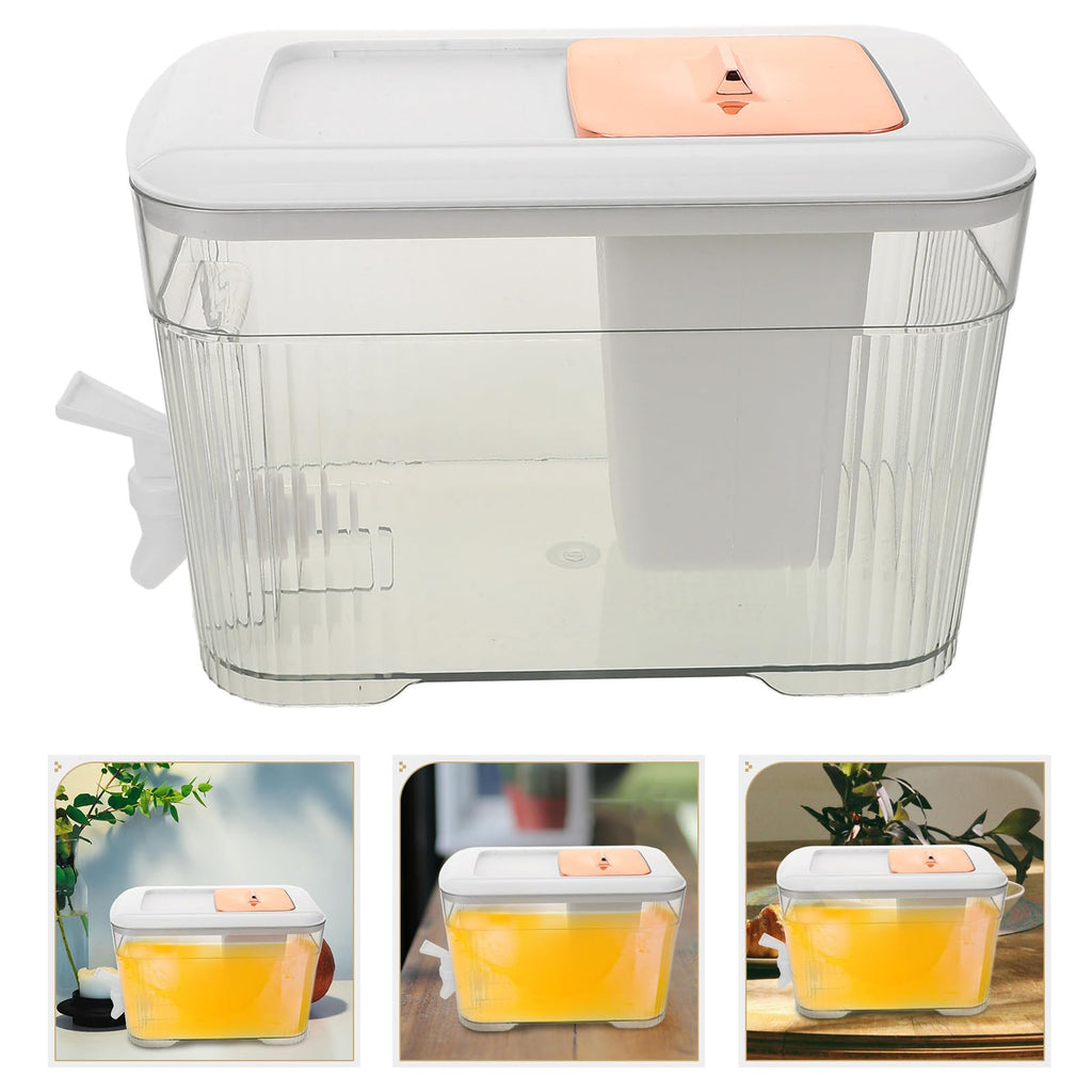 Cold Water Jug with Faucet White Z288573