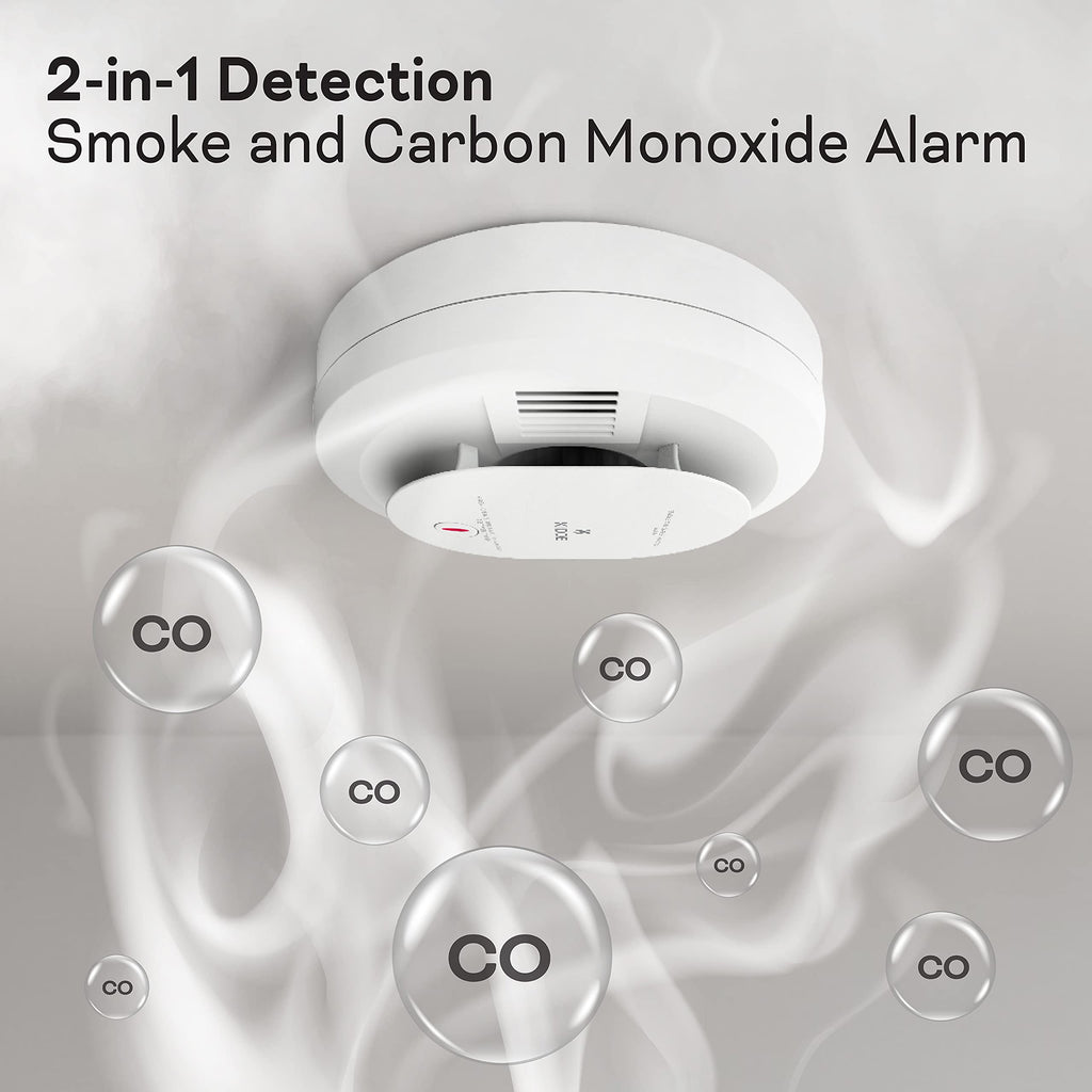 Smoke & Carbon Monoxide Detector, AA Battery Powered, 1 Pack V169513