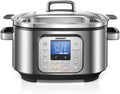 6 Quart Programmable Stainless Steel Slow Cooker E102