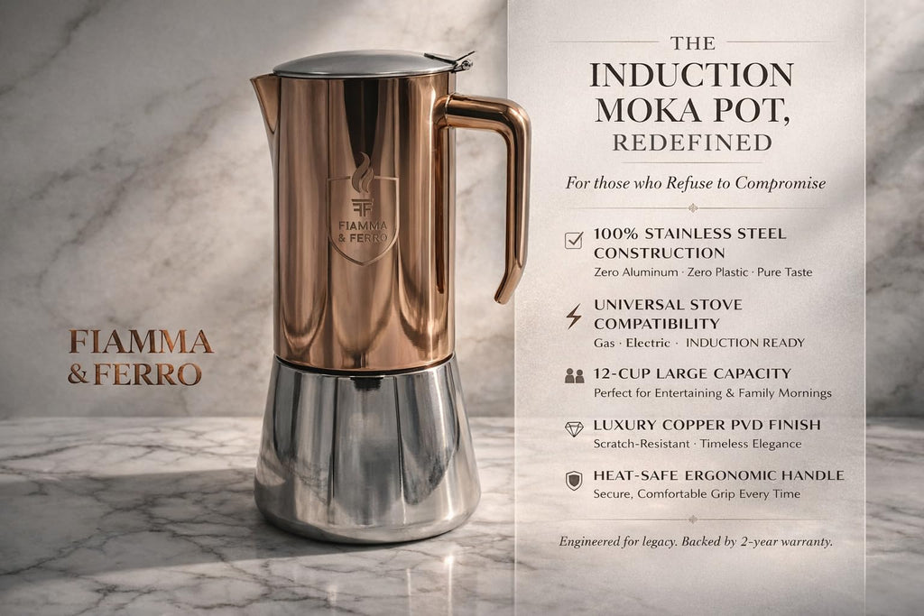 12-Cup Stainless Steel Moka Pot Q72165