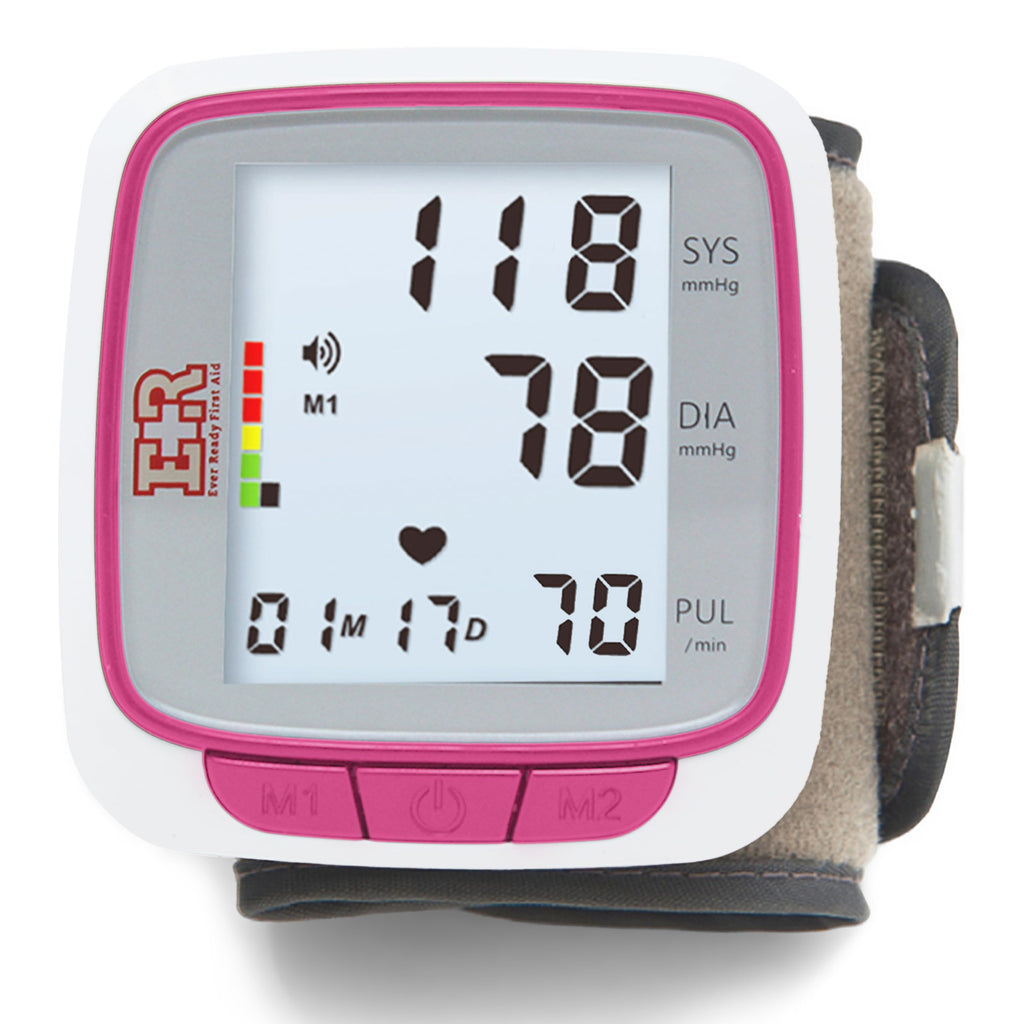 Pink Wrist Blood Pressure Monitor X2769