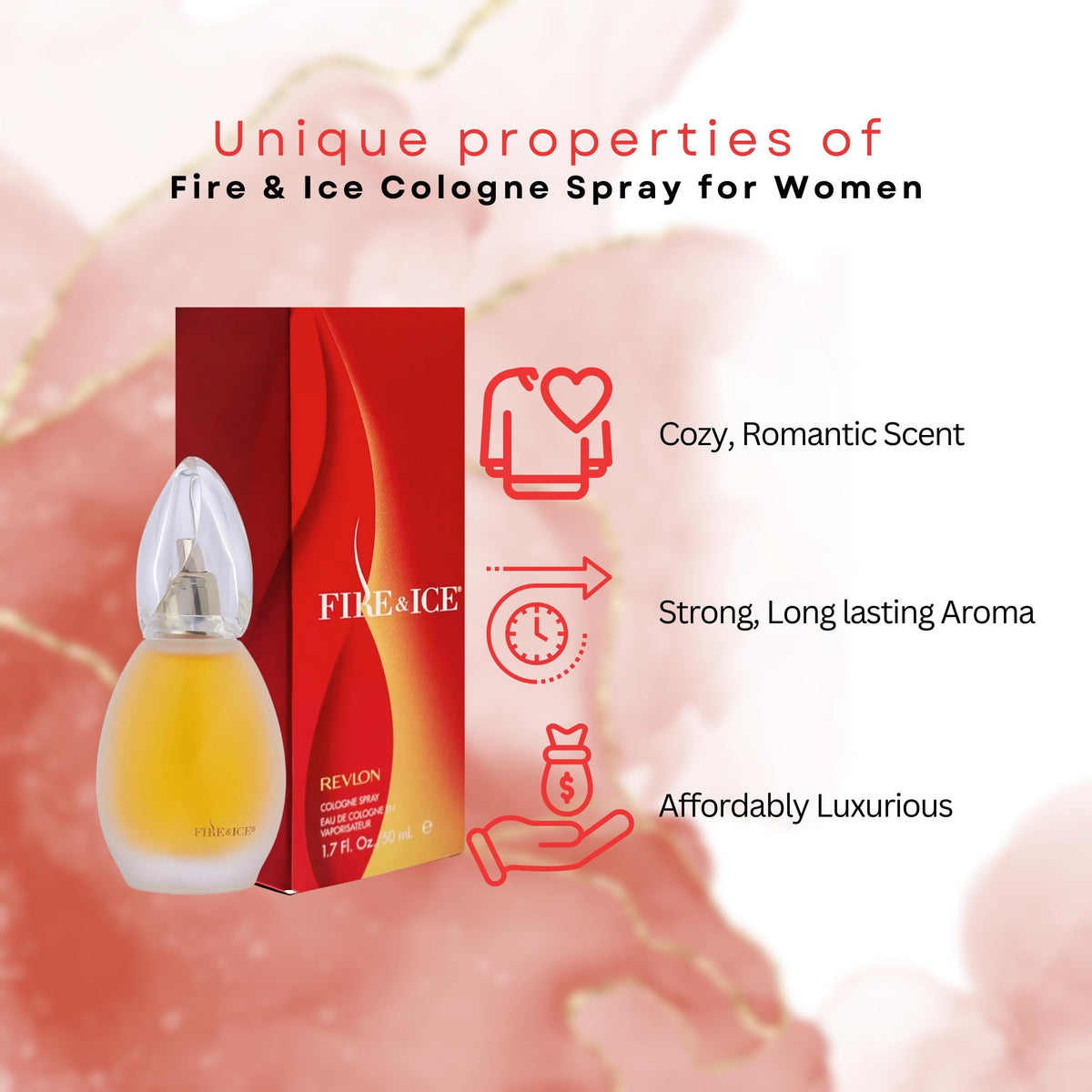 Perfume for Women Eau de Cologne Spray 1.7 Ounce K403