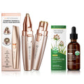 Electric Epilator and Oil Hair Removal Bundle N462
