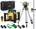 Green Self-Leveling Rotary Laser Level Kit with Tripod O8584