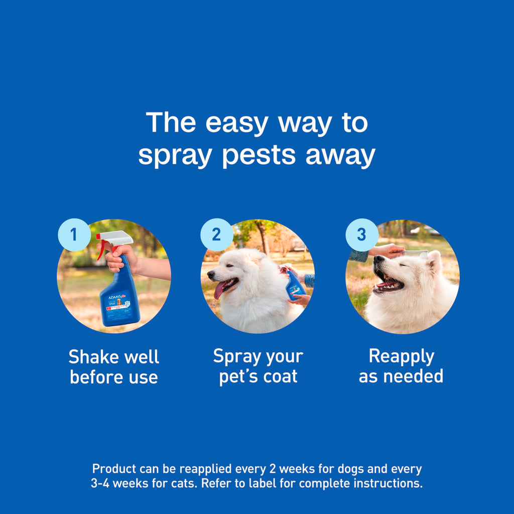 Flea and Tick Spray for Dogs & Cats 16 Fl Oz X80773