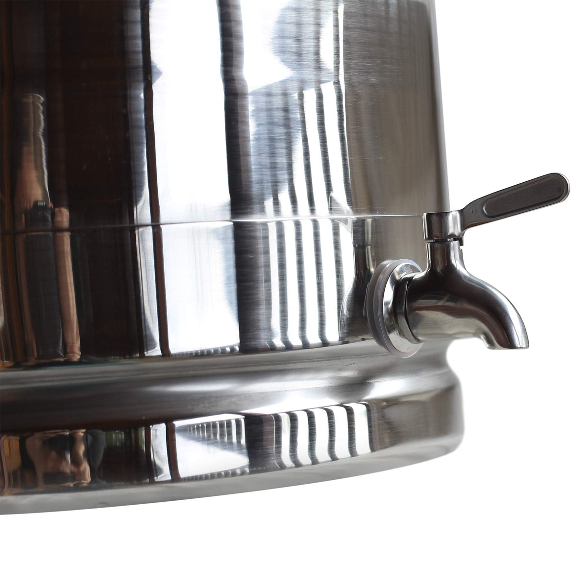Stainless Steel Milk Transport Cans with Sealed Lid and Spigot Dispenser 50 Liter G349119