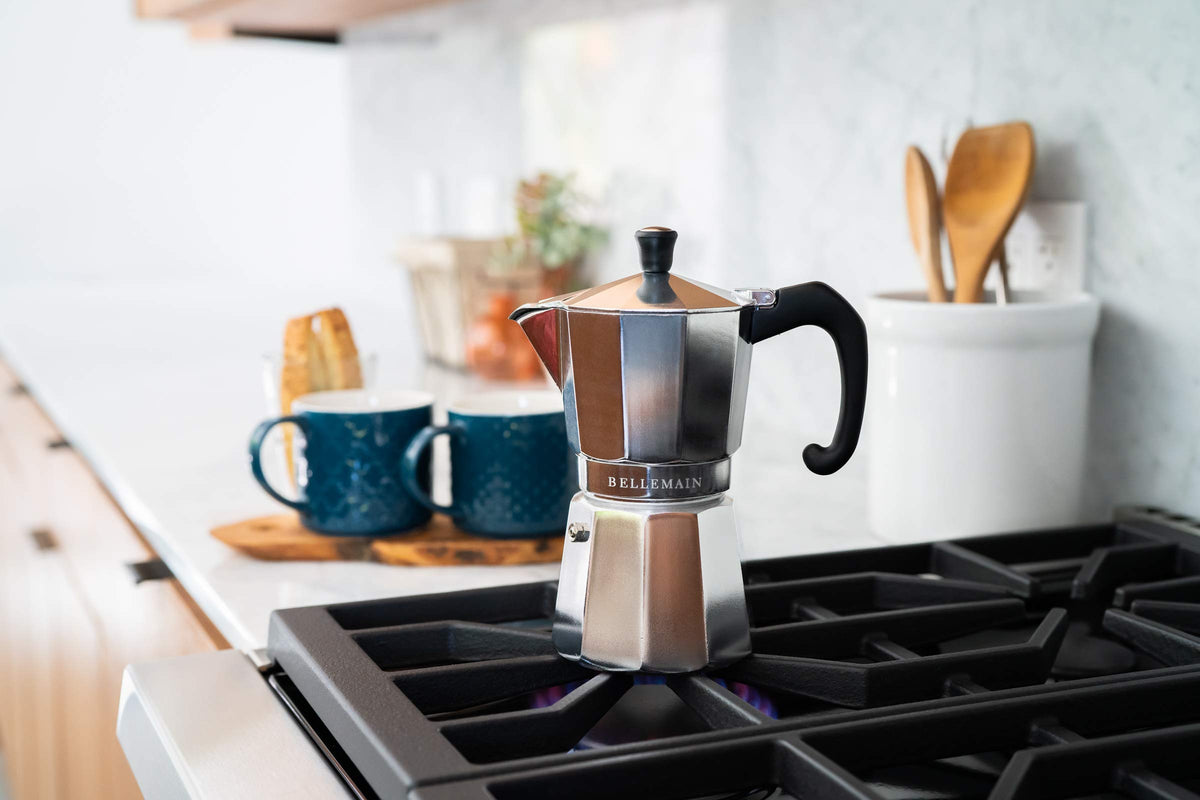 Stovetop Espresso Maker 6-Cup Silver K172533