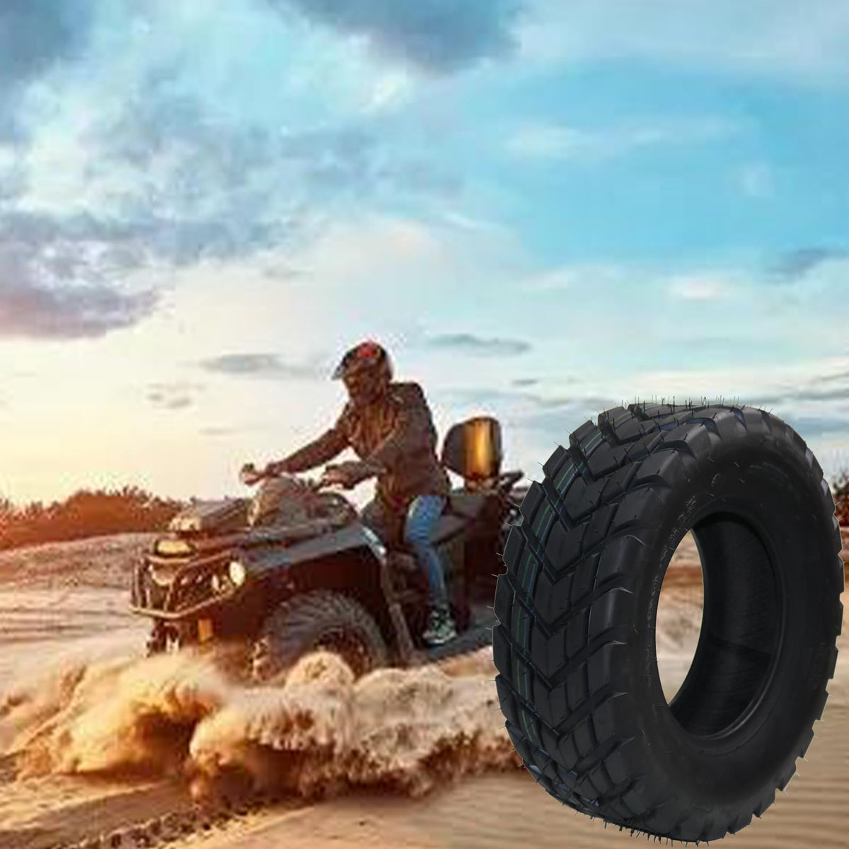 Set of 2 Off-Road 19x7-8 ATV/UTV Tires B95169