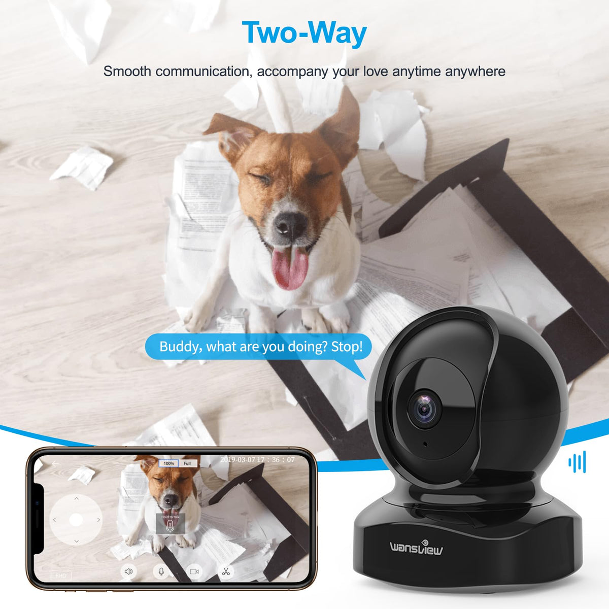 2K Indoor Pet Cameras T49734