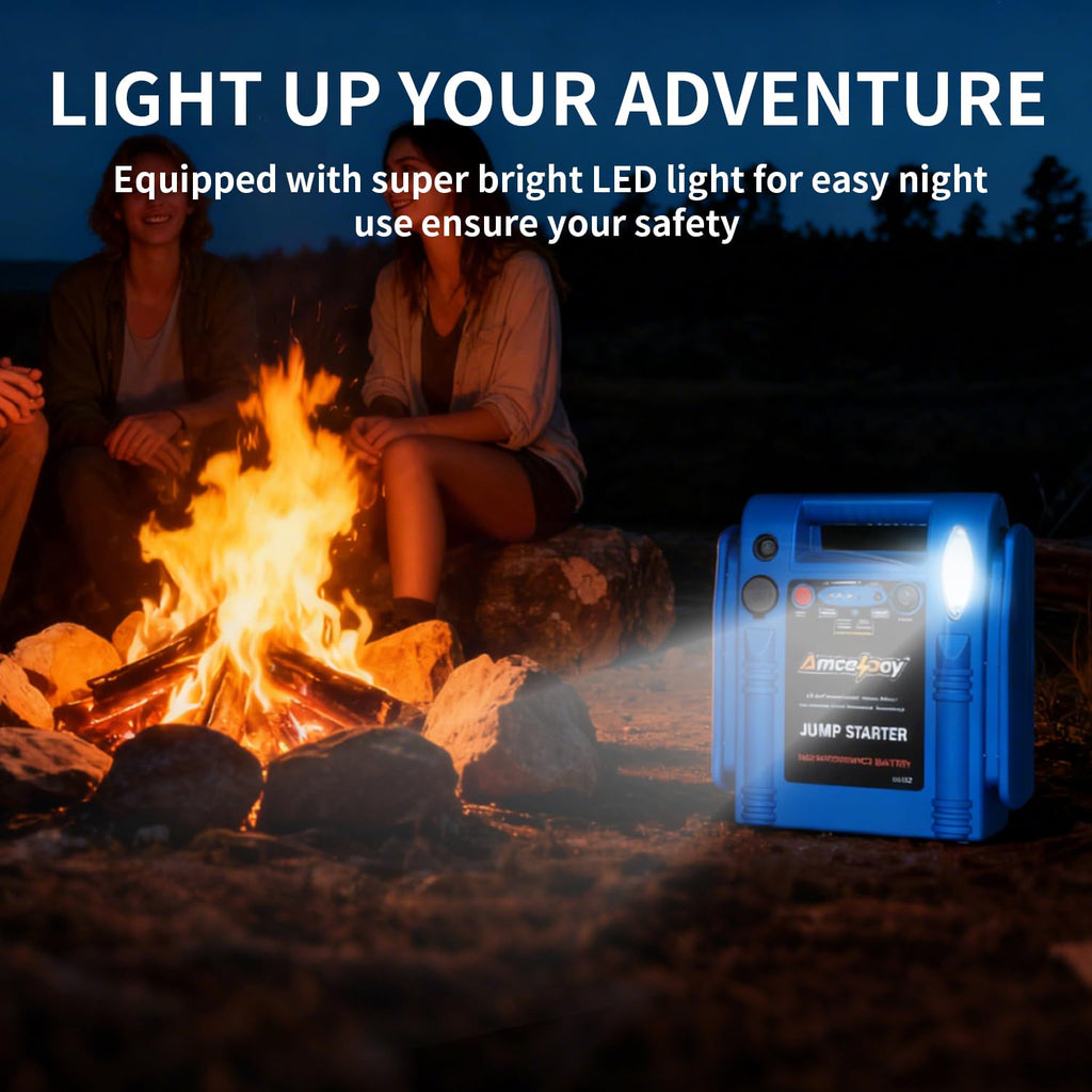 2000 Peak Amp 12V Car Battery Jump Starter P5895
