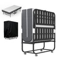 Folding Bed with Mattress, 5-Inch Memory Foam, 500lbs Capacity, Metal Frame T99698