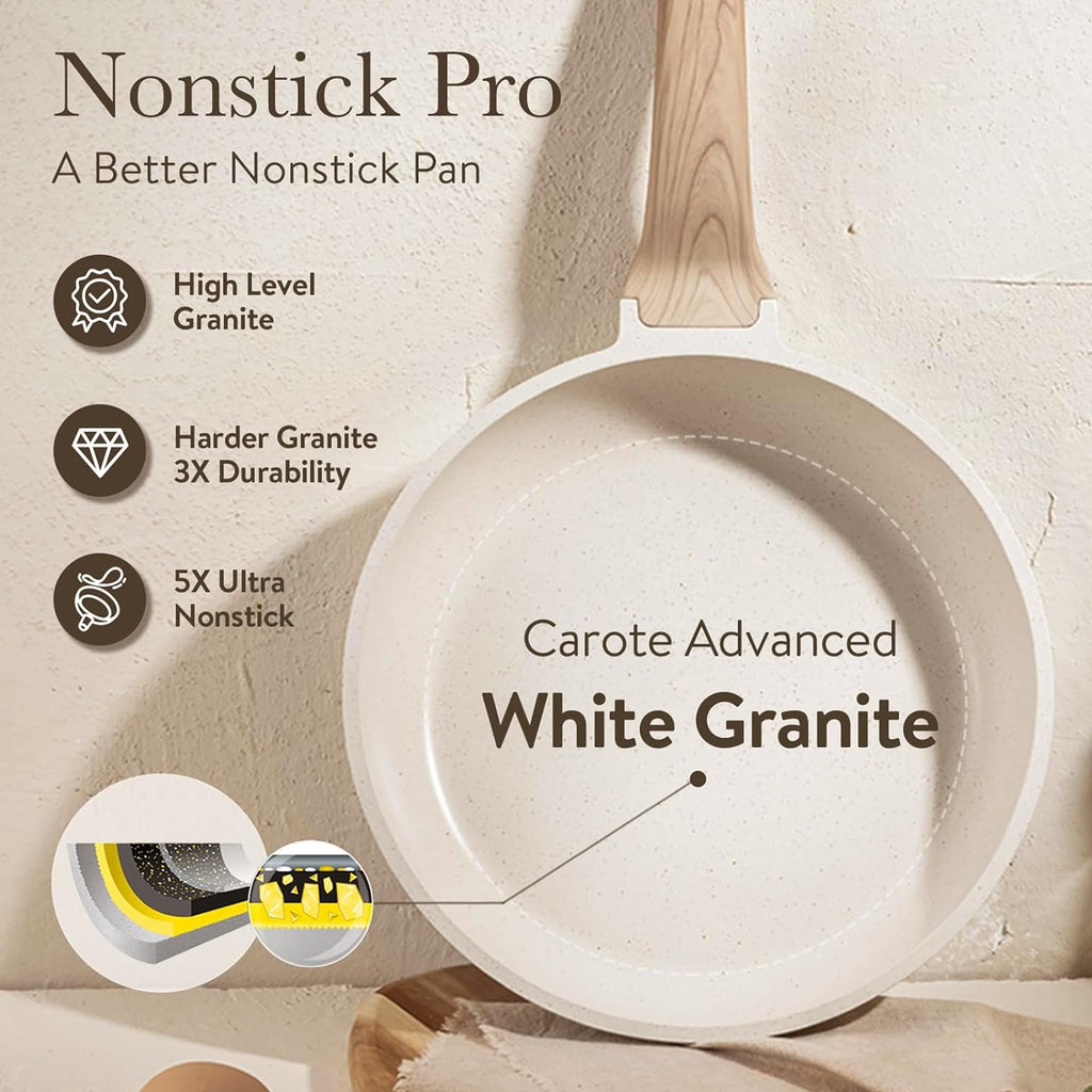 21 Pc Nonstick Cookware Set with Egg Pan M31209