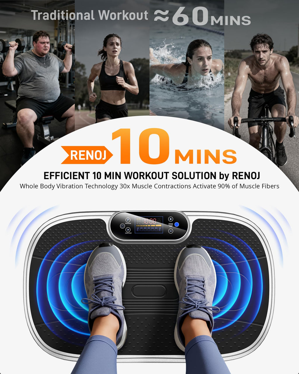 Vibration Plate Exercise Machine L114
