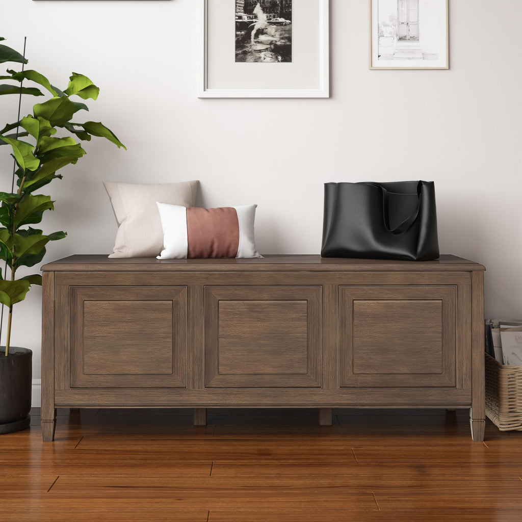 Solid Wood Trunk Bench J63025