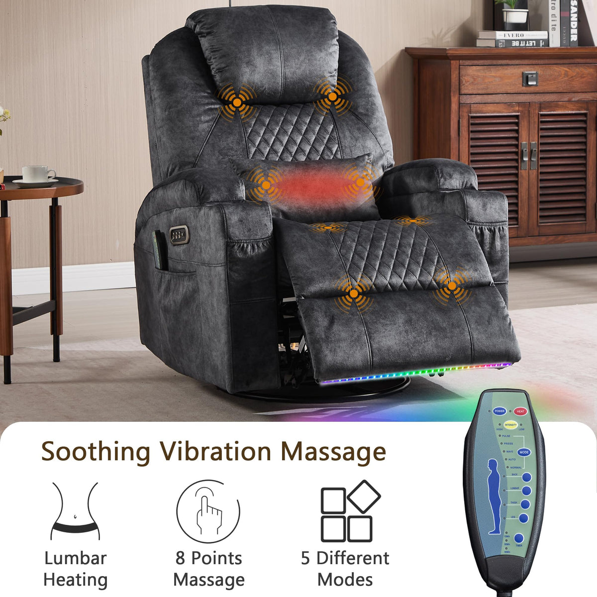 Power Swivel Rocker Recliner Chair S972686