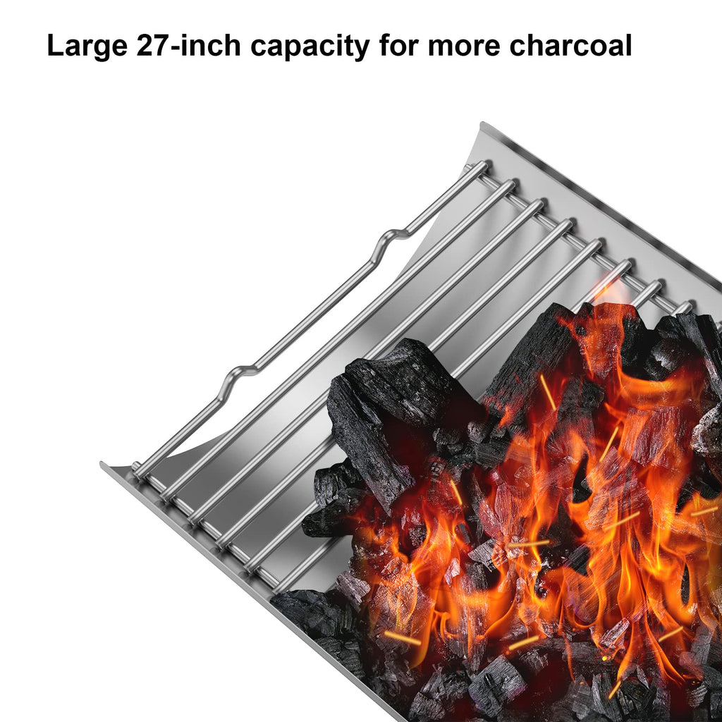 Stainless Steel 27 Inch Charcoal Ash Pan Replacement Parts K21141
