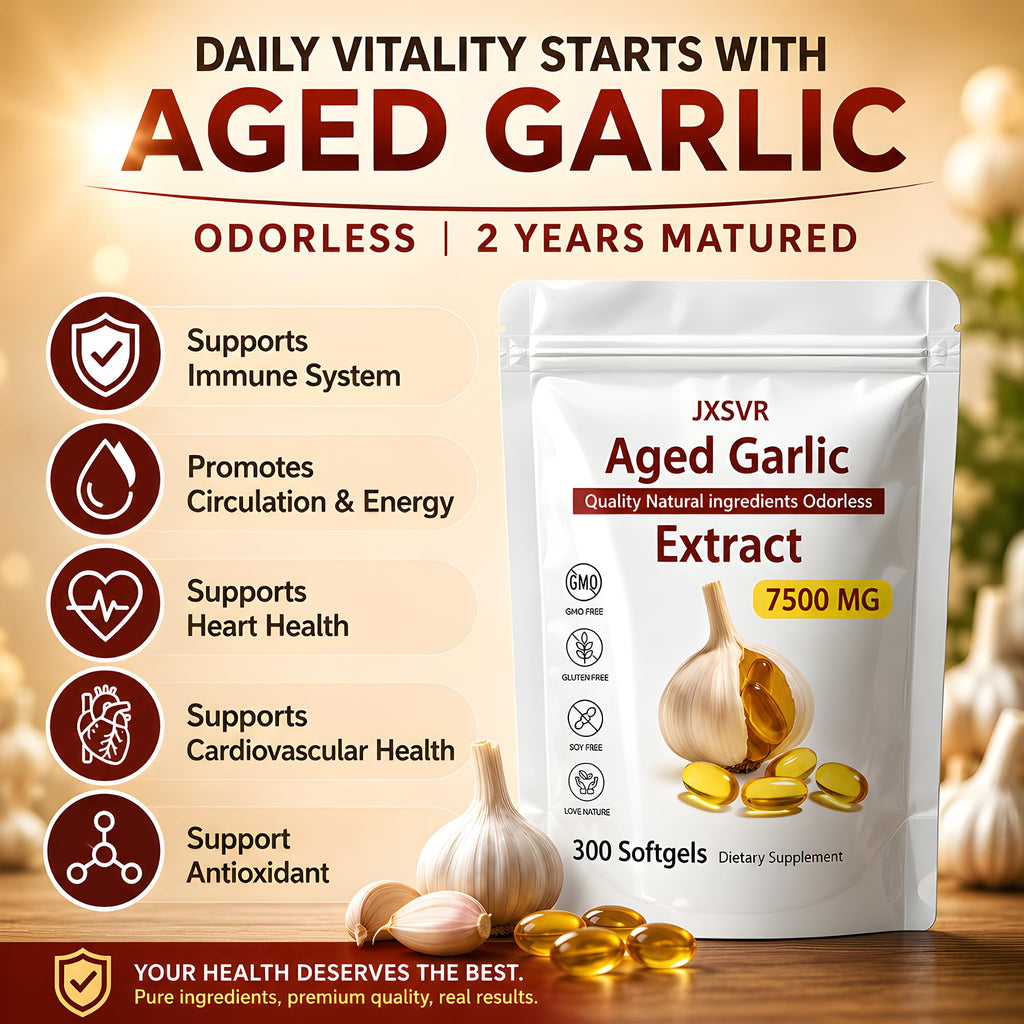 Odorless Aged Garlic Extract 300 Softgels O6467