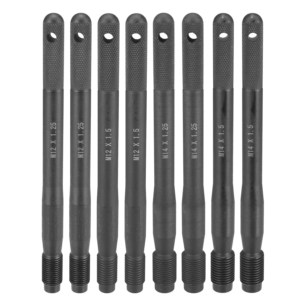 Black Carbon Steel Wheel Hangers Alignment Pin Tire Studs Tool 8pcs Y449311