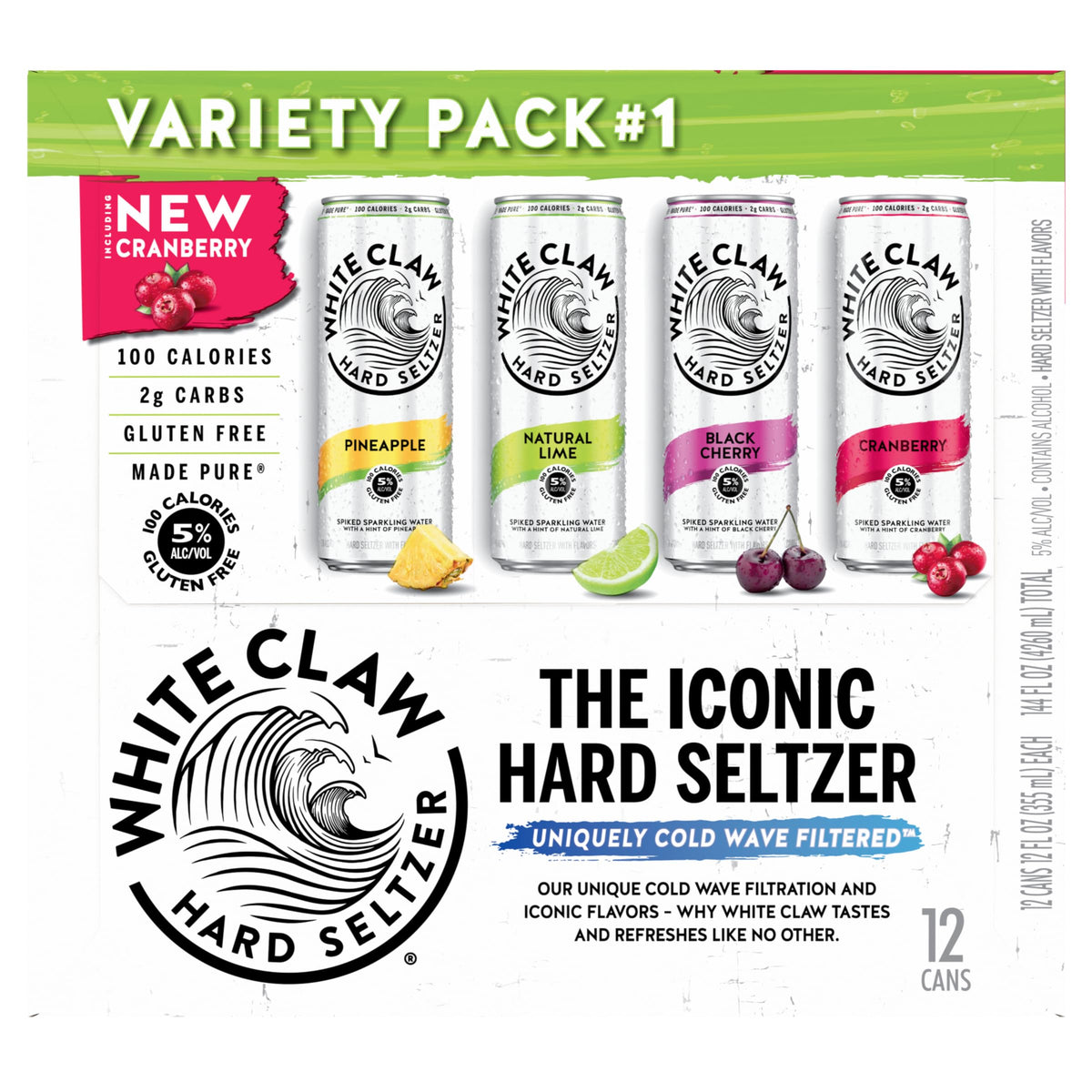 Hard Seltzer Variety Pack 12pk 12 Fl Oz Cans R29544