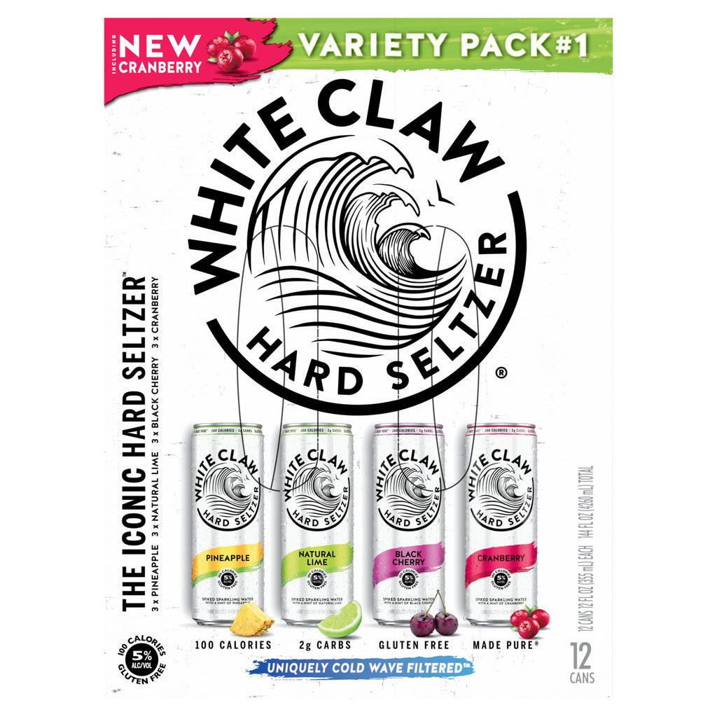 Hard Seltzer Variety Pack 12pk 12 Fl Oz Cans R29544