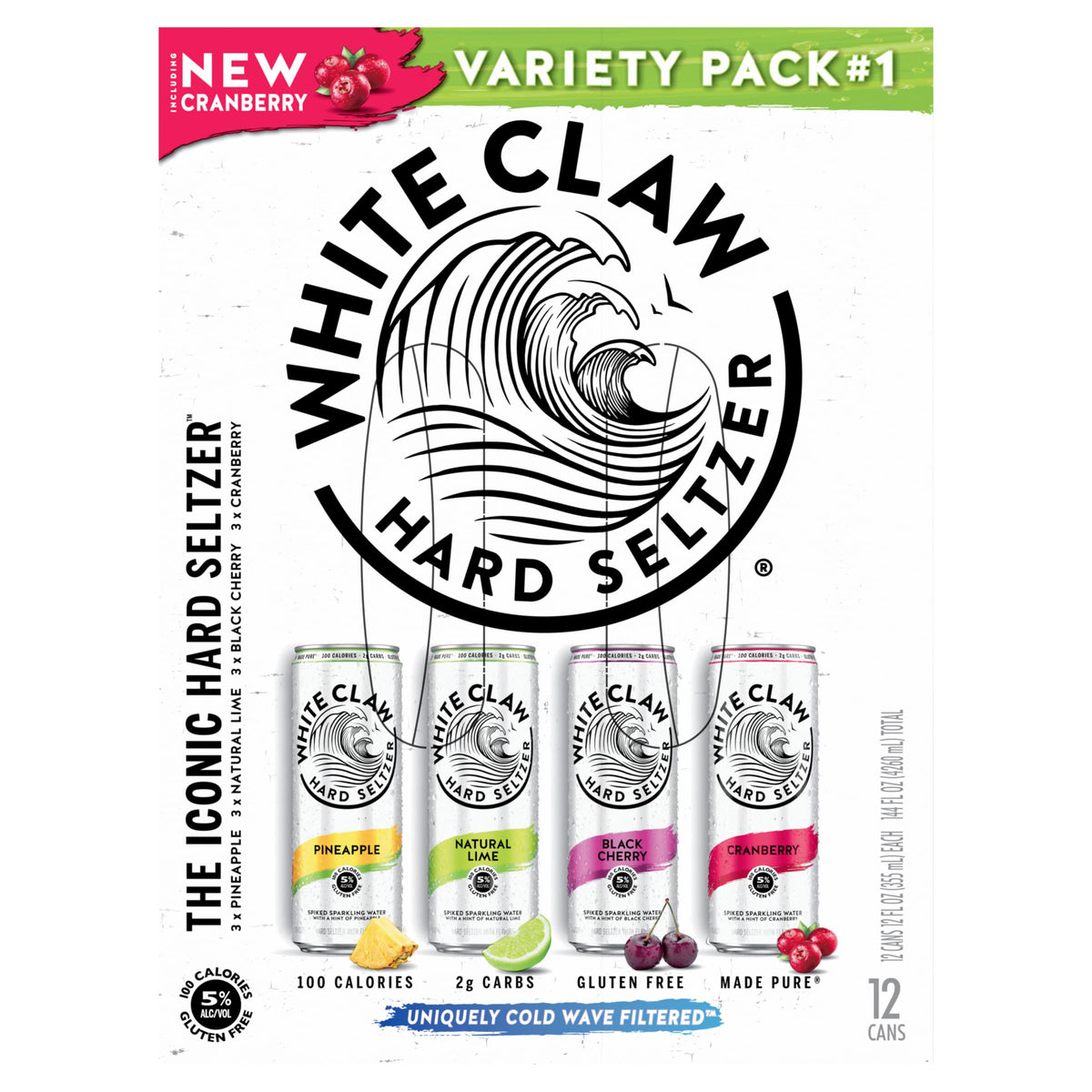 Hard Seltzer Variety Pack 12pk 12 Fl Oz Cans R29544