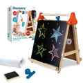 3-in-1 Tabletop Dry Erase Chalkboard Art Easel with Paper Roll P389