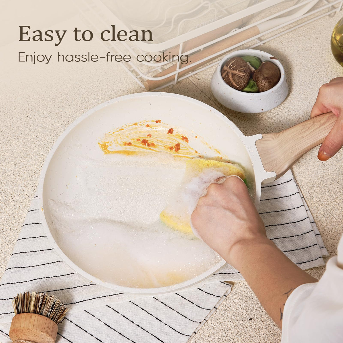 21 Pc Nonstick Cookware Set with Egg Pan M31209