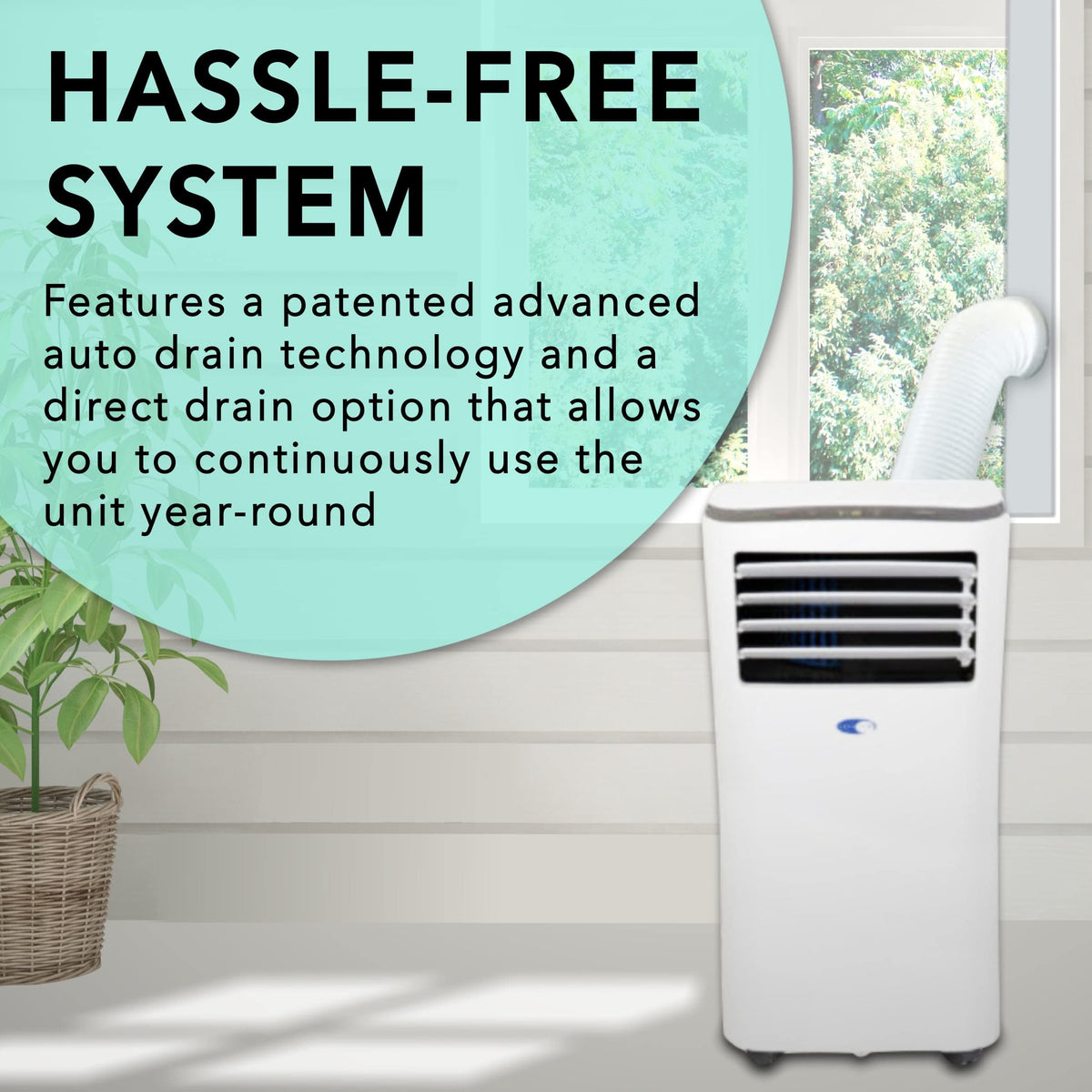 Portable Air Conditioner, 10,000 BTU B43896