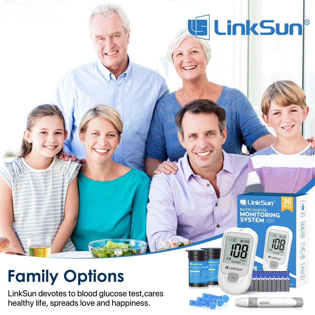 Glucose Monitor Kit, 100 Strips & Lancets P408