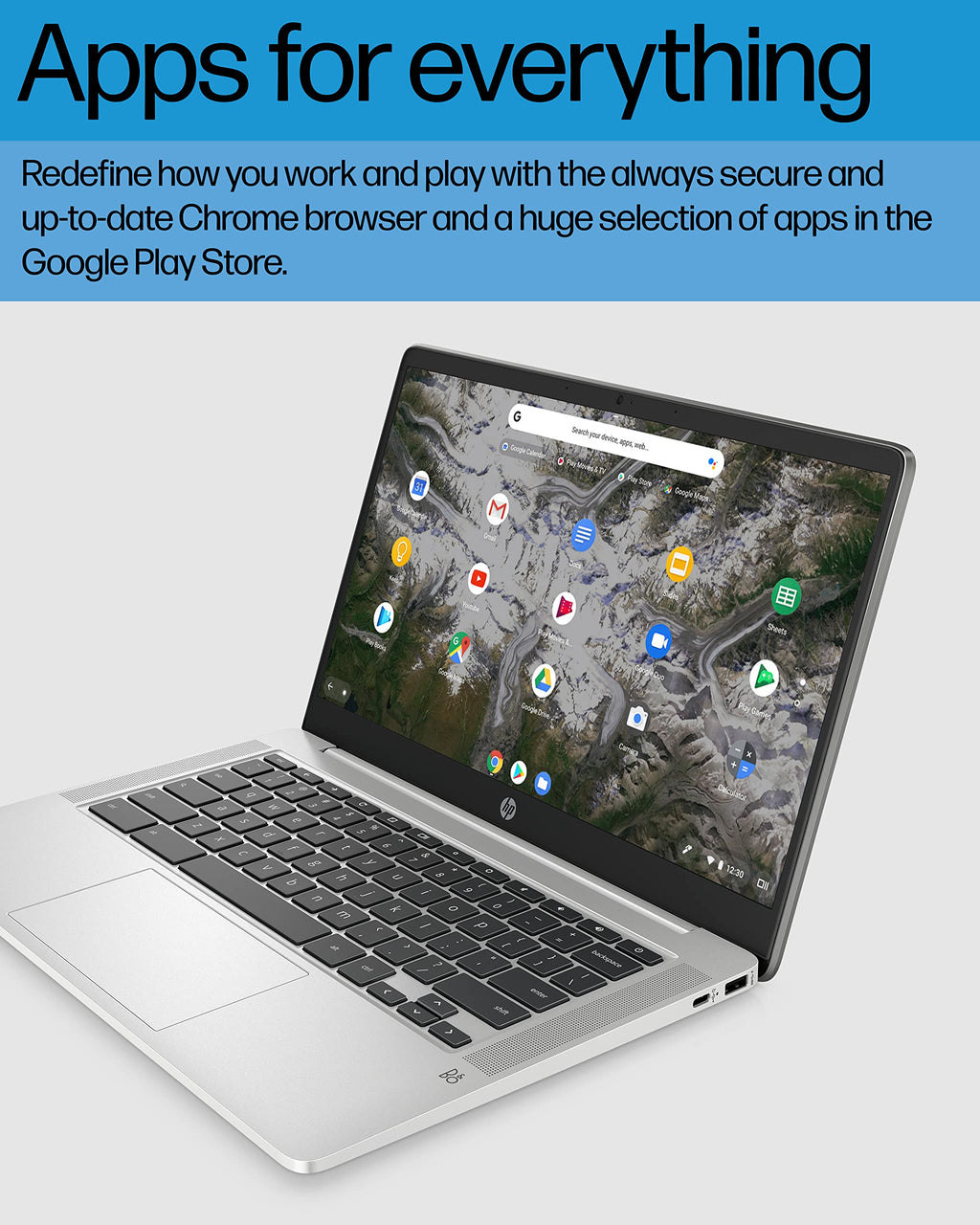 14" Chromebook, Intel Celeron N4120, 4 GB RAM, 64 GB SSD, Chrome OS I29747